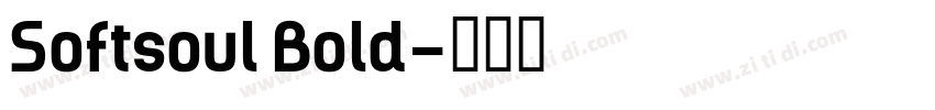 Softsoul Bold字体转换
